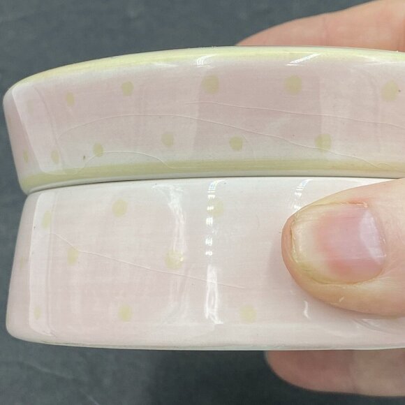 Vtg Tracy Porter Trinket Box Lid Embrace the Sweetness Life Pink Floral Round - Picture 11 of 13